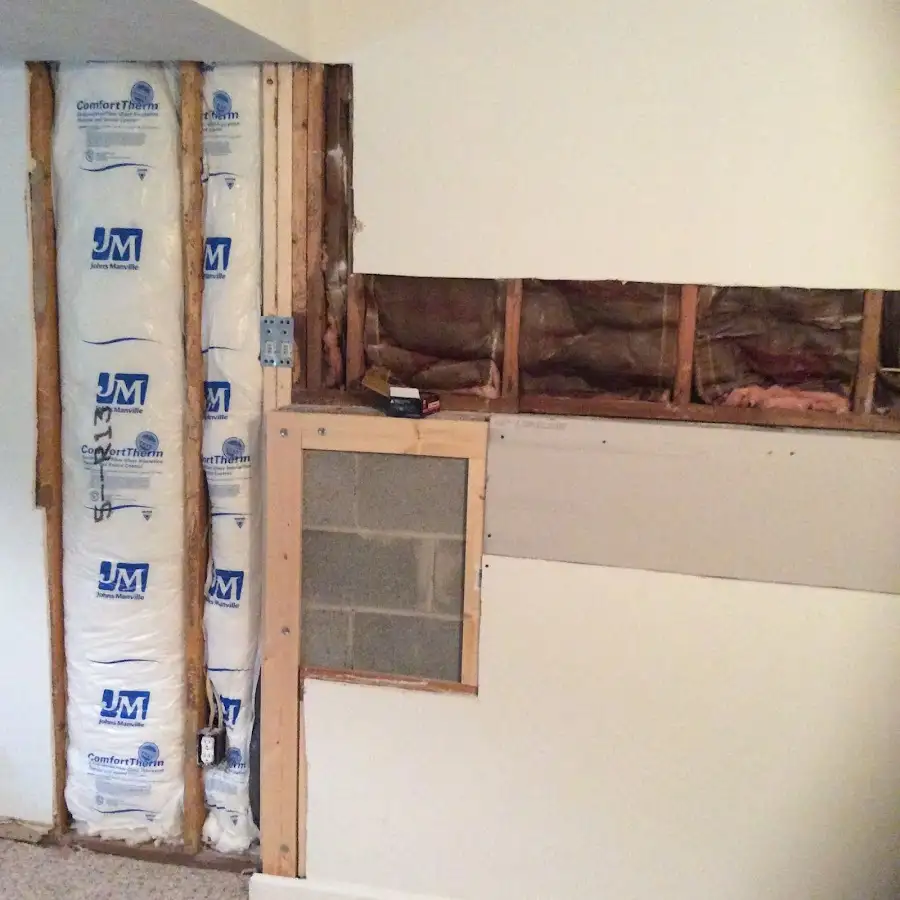 Wall insulation replacement during Structural Drying in Burbank